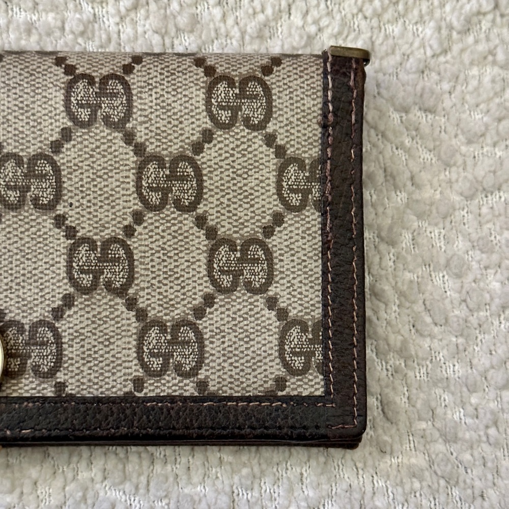 Vintage Gucci 🔥 coated exterior interlocking GG continental Wallet - Picture 3 of 9